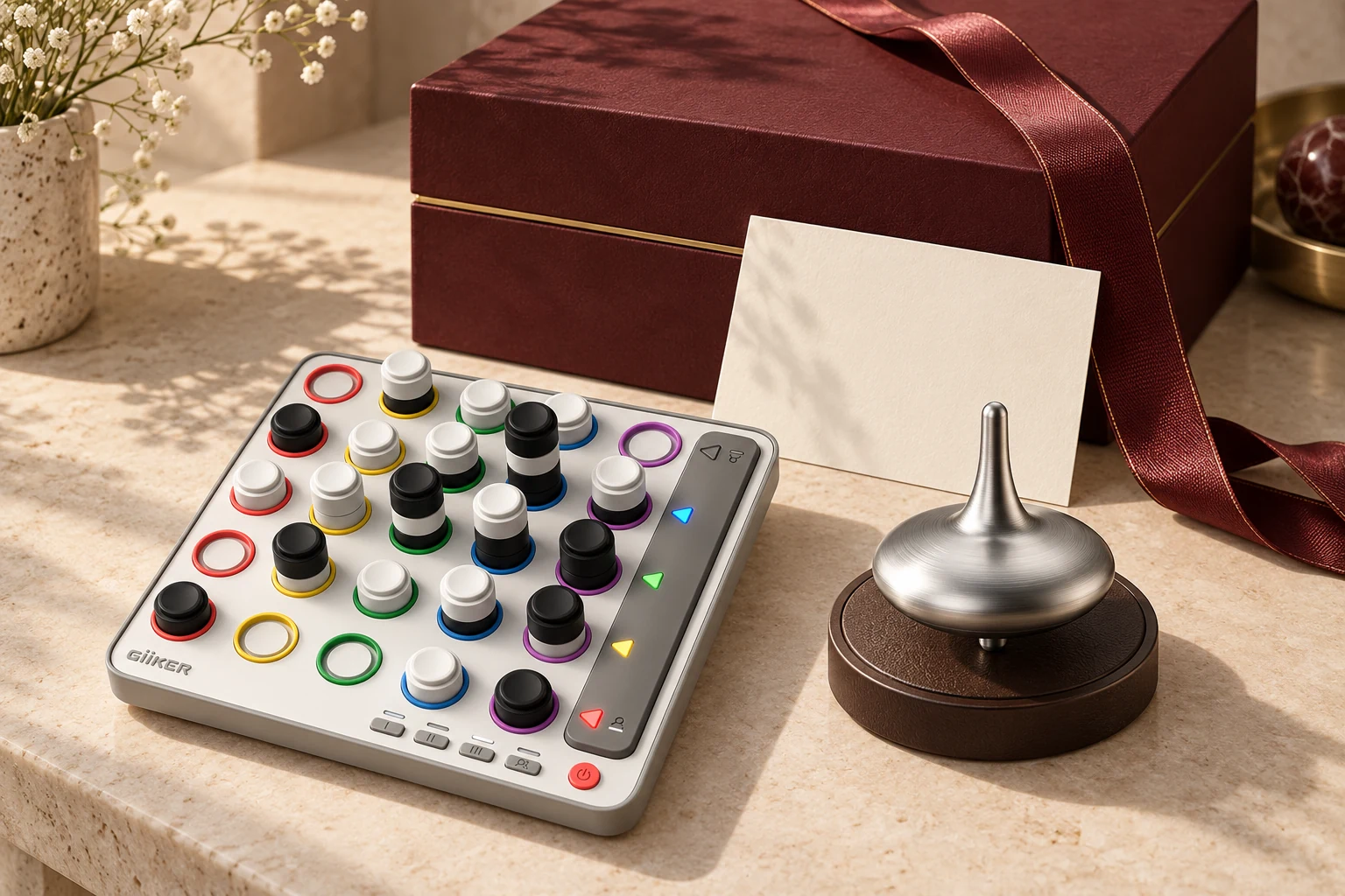 Smart Four · Kinetic metal · Gift case